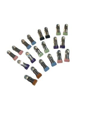 Heavy Duty Clothes Pins Metal Multicolor Strong 20 pack